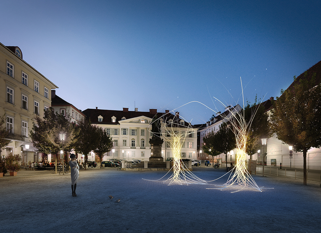Ferdinand Facklam - Light Tree - Fiber - Sculpture - Bloomimages