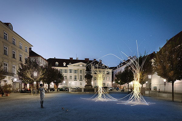 Ferdinand Facklam - Light Tree - Fiber - Sculpture